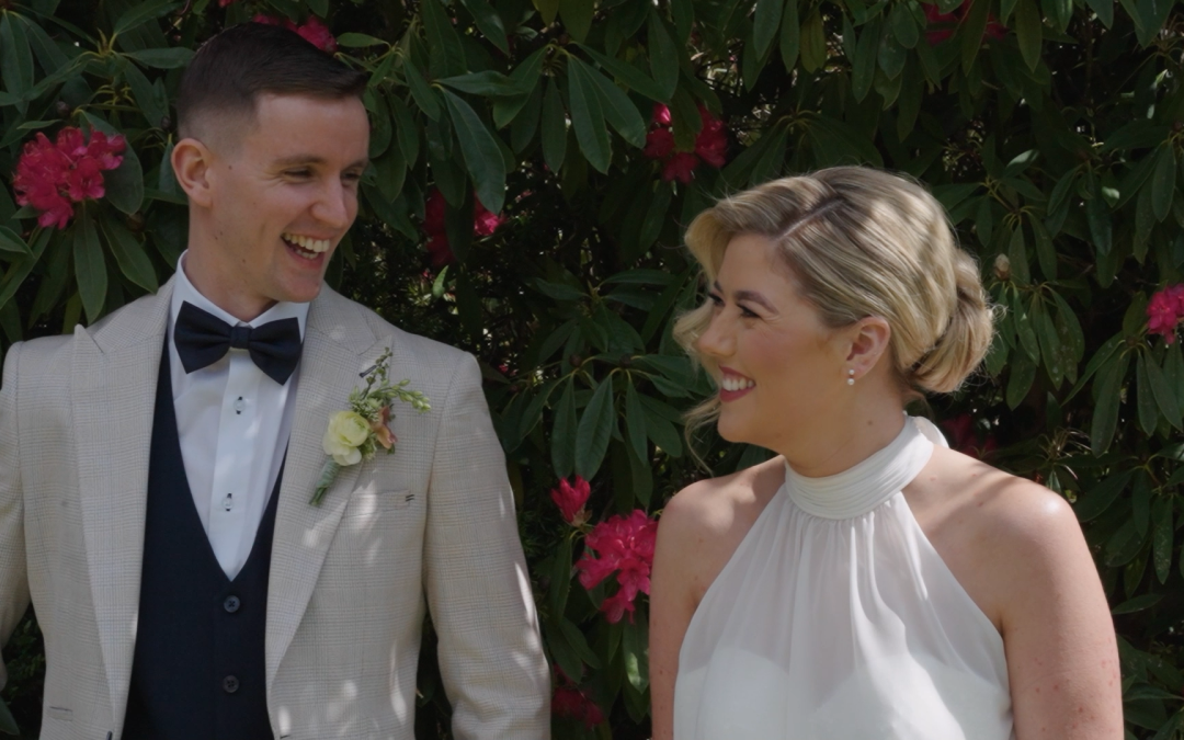 Feel comfortable on camera wedding videographer fermanagh northern ireland